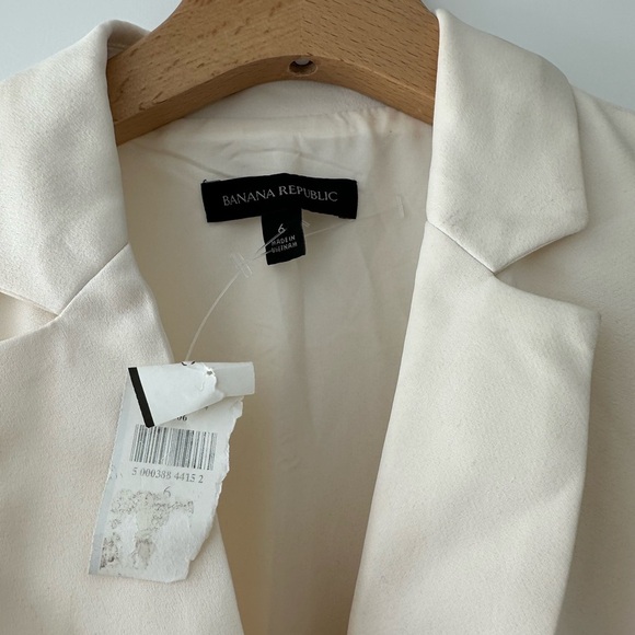 Banana Republic Cream Double-Breasted overall - Picture 2 of 4